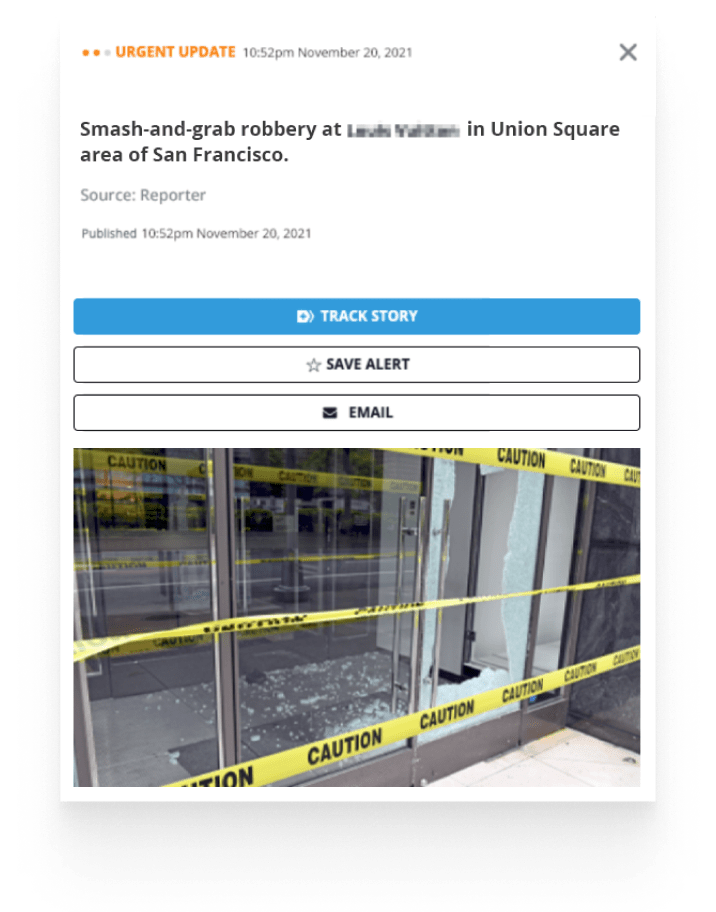 Comprehensive event detection